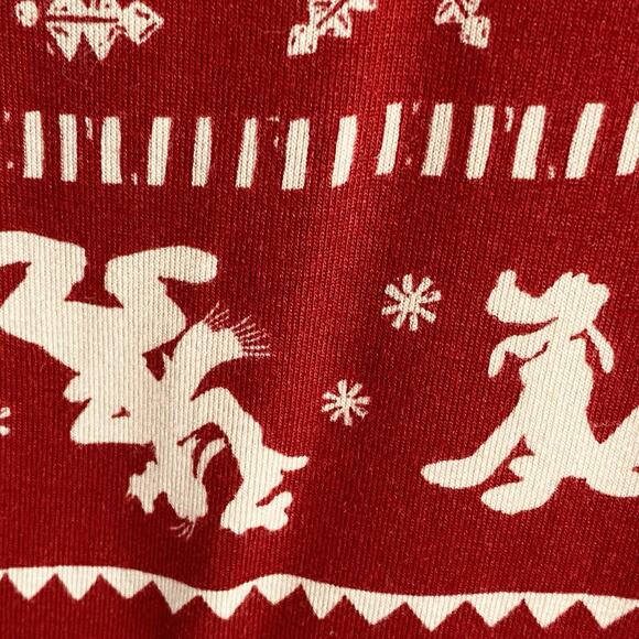Torrid Disney Favorite Tunic Super Soft Mickey Friends Holiday Fair Isle Red 4X - Picture 6 of 7